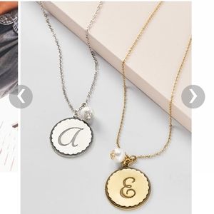 'F' John Wind Sorority Girl Initial Charm